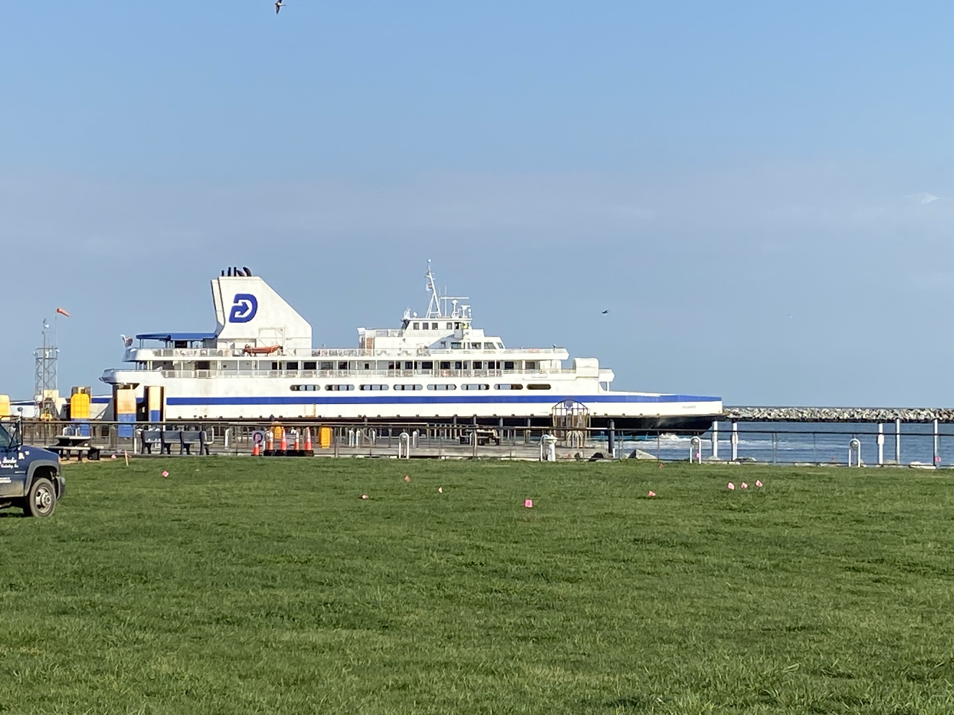 The Cape May-Lewes Ferry crossing the Delaware Bay